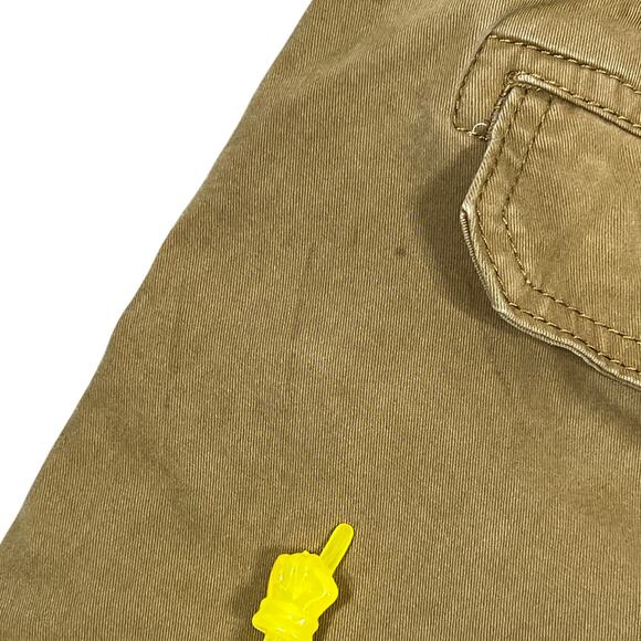 Dad Cargo Shorts Mens 38" Khaki Brown Stretch Elastic Comfort Waistband Pockets - Picture 7 of 9